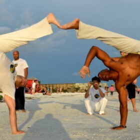 Capoeira on siesta beach